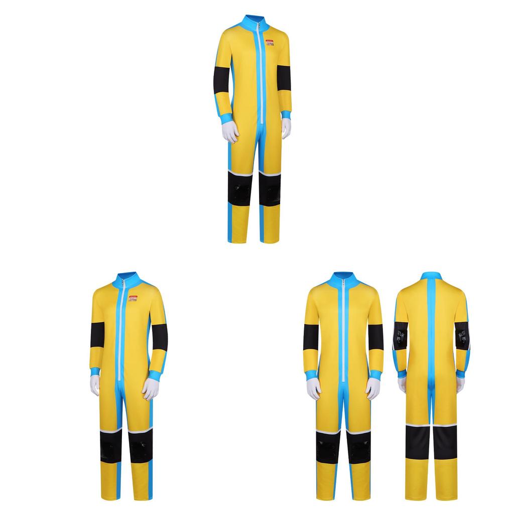 Dispatch Superhero Cosplay Costume With Water Active Bodysuit For Game Fans