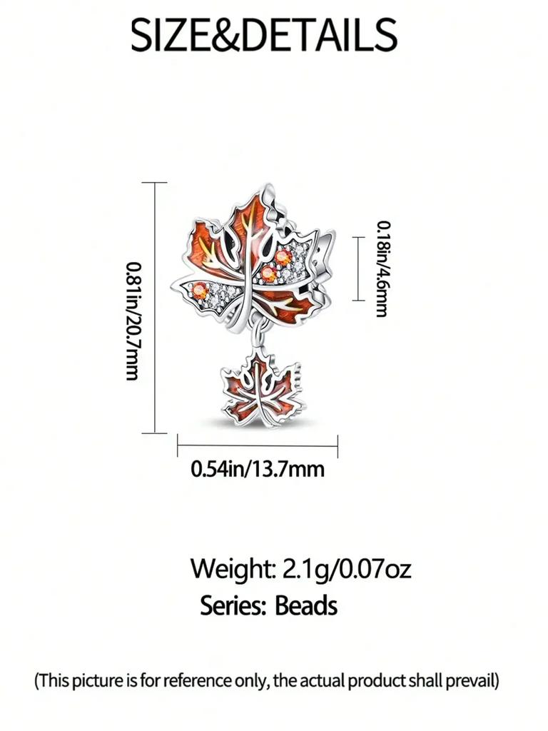 Autumn Pumpkin Squirrel Peacock Beads Charm Copper Plated Fit Charms Copperoriginal Bracelet For Jewelry Making Diy Charm