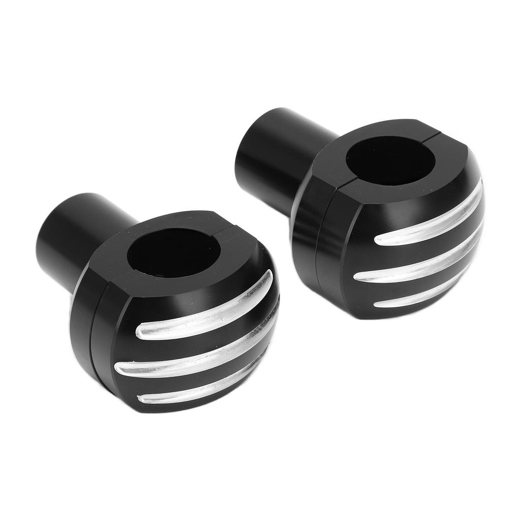 Motorsykkelstyrestigning 25mm CNC Universal Motorsykkelstyreklemme rundt hode med stripe