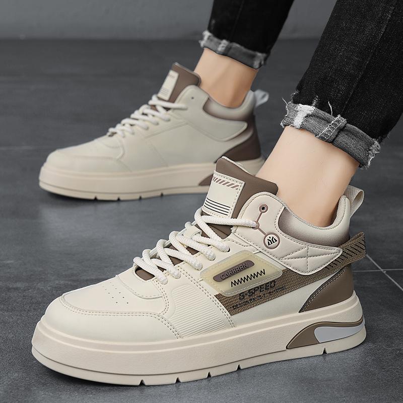 Ny mote Høst Og Vinter Høytopp for menn Martin Boots Studenter Mann Gutter Trending Soft Sole Arbeidssko Arbeidsbeskyttelse Martin Sneakers