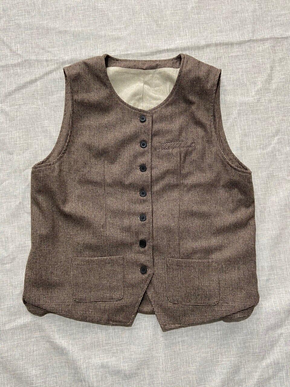 

Johnature японские жилеты без рукавов куртки осень-зима винтажные однобортные свободные женские пальто на пуговицах One Size коричневый