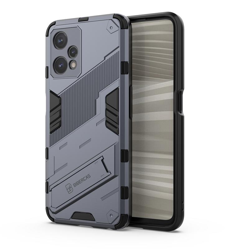 Phone Holder Case For Realme 9 Pro Plus Case Bumper Anti-knock Armor PC Full Back Cover For Realme 9i Case For Realme 9 Pro Plus