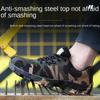 Camouflage Fashion Labor Protection Safety Shoes, Flight Breathable Steel Toe, Tendon Durable Work Shoes, Protective Shoes