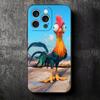 Chicken Hen Rooster Soft Phone Case for iPhone 16 16E 17 Air 15 Pro Max 14 Plus 13 Mini 11 12 7 Black Cover Back Shell