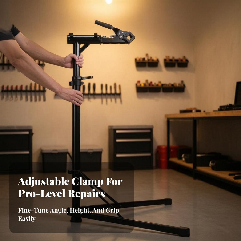 Bike Repair Stand Folding Maintenance Antiskid for Workshop