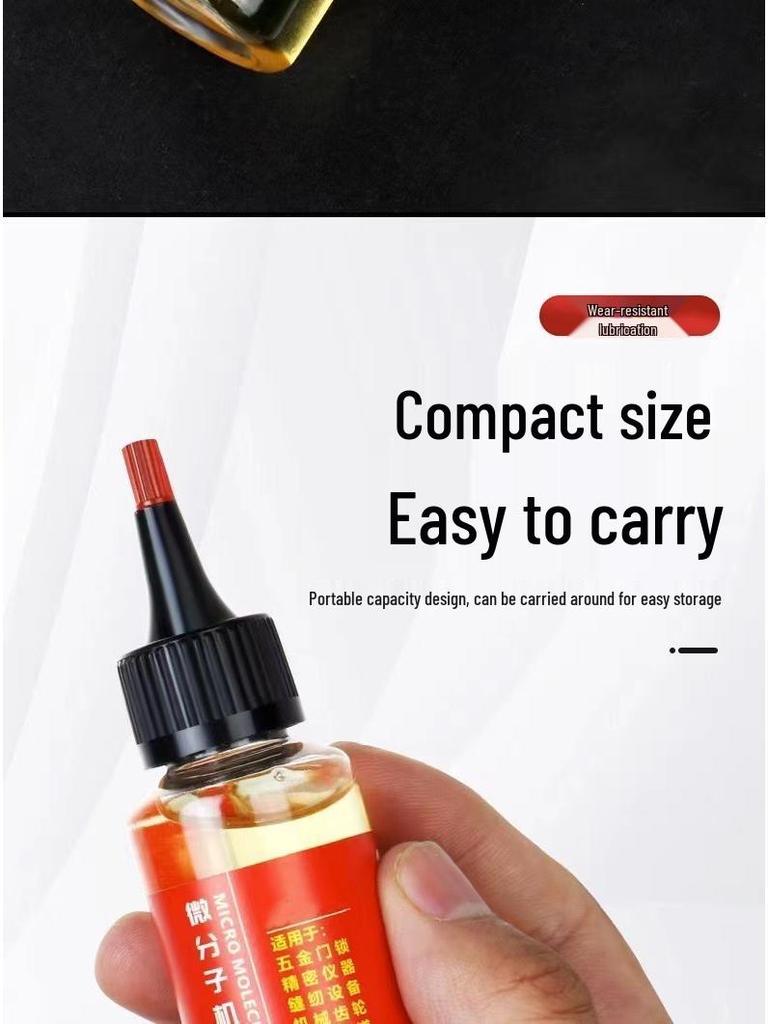 Multi-Purpose Lubricating Oil for Door Hinges, Machine Parts, and Rust Prevention