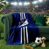 Blue White Crest Pattern Blanket Lightweight Ideal Bedding Blanket Perfect for Travel, Camping, Living Rooms, Offices, Sofas, Fan Christmas gift