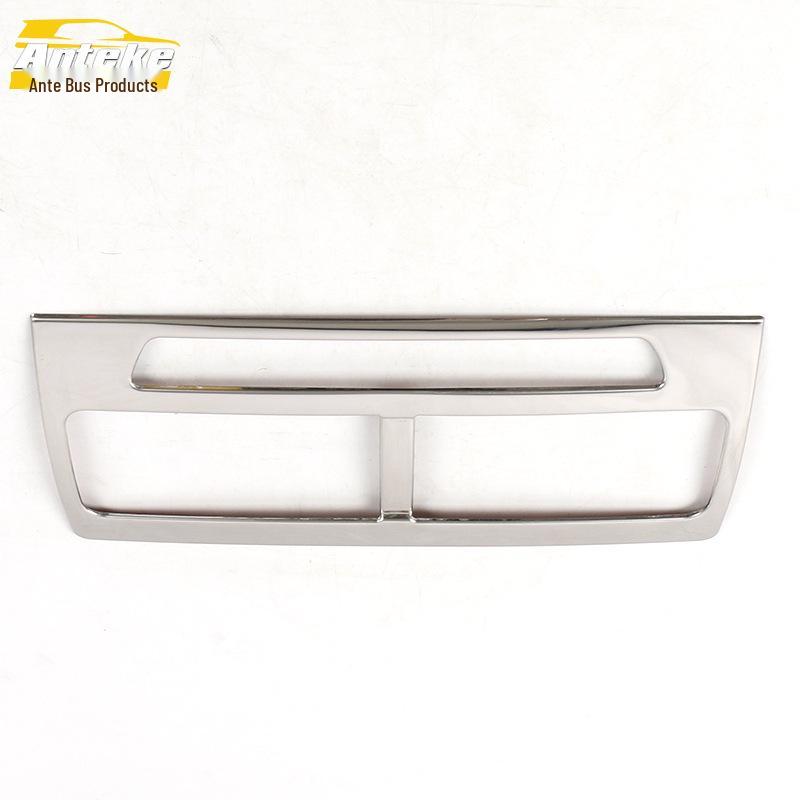 Mustang T70 Front Air Outlet Decorative Frame: Stainless Steel Console Air Conditioning Sequin Sticker.