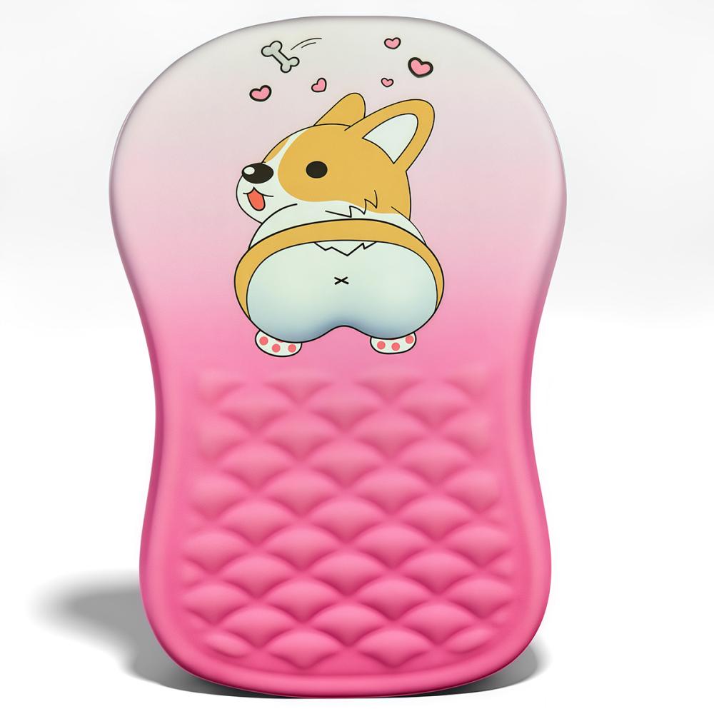 New Ergonomic Mouse Pad Comfortable Wrist Support Durable Non Slip High Elastic Memory Cotton Mousepad For PC Laptop Computer