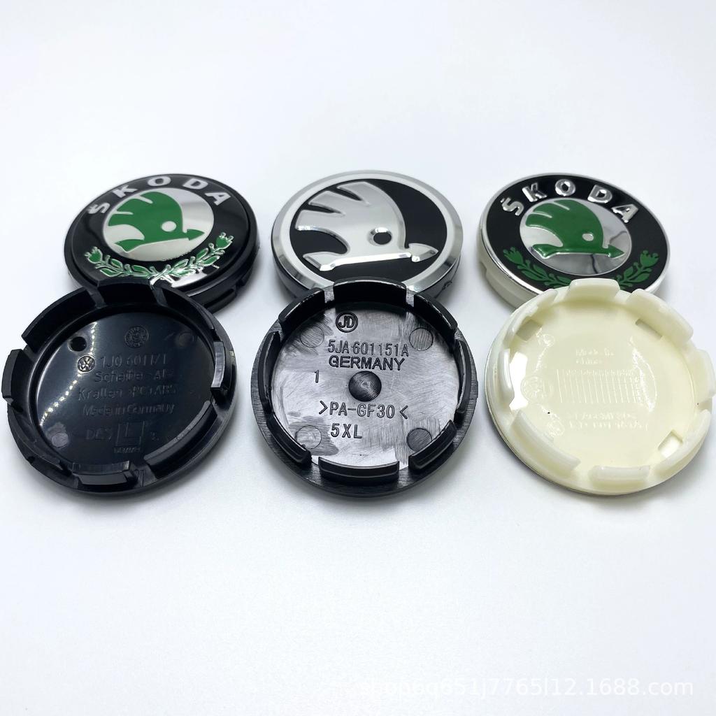 Hxrbn0 56/60/65mm Metal for Skoda Logo Car Wheel Center Caps Fabia Rapid Kodiaq Octavia 2 A7 Tour RS Superb Kamiq Yeti Karoq Decoration