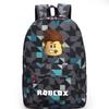 Roblox Schoolbag Plaid Men'S And Women'S Backpack Rhombus Cool Student Schoolbag Leisure Bag Computer Notebook Bag