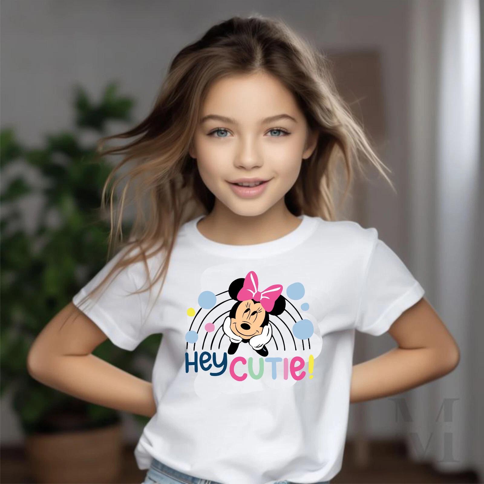 Minnie Mouse Shirt, Hye Cutie Minnie Mouse Shirt, Disneyland Girls Tee Top 3XL