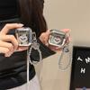 Advanced electroplated silver three-dimensional love for AirPods 1 /1 earphone protective case 1pro second and third generation girl heart