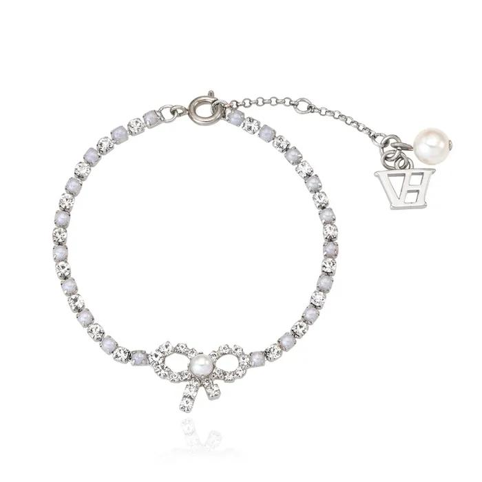 Petit Ribbon Tennis Bracelet_VH259OBR001M