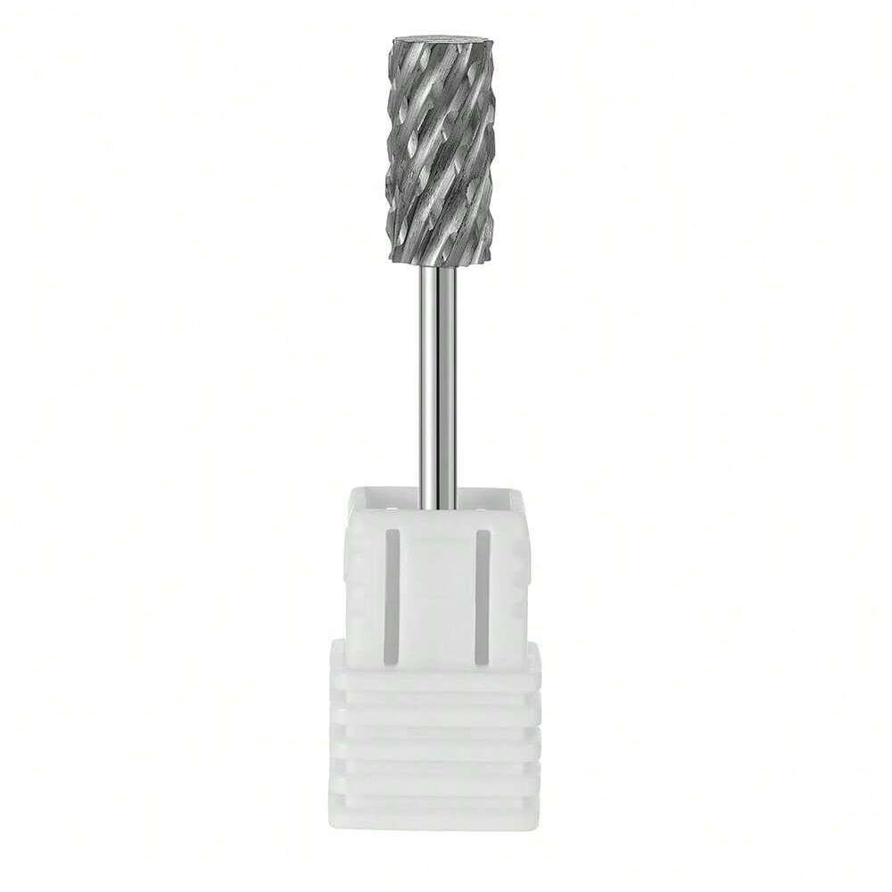 1or 9pcs Tungsten Carbide Nail Drill Bits, for Polish, Gel and Acrylic Nail Removal, Nail Grinding Head Milling Cutter Accessories, Manicure Tools