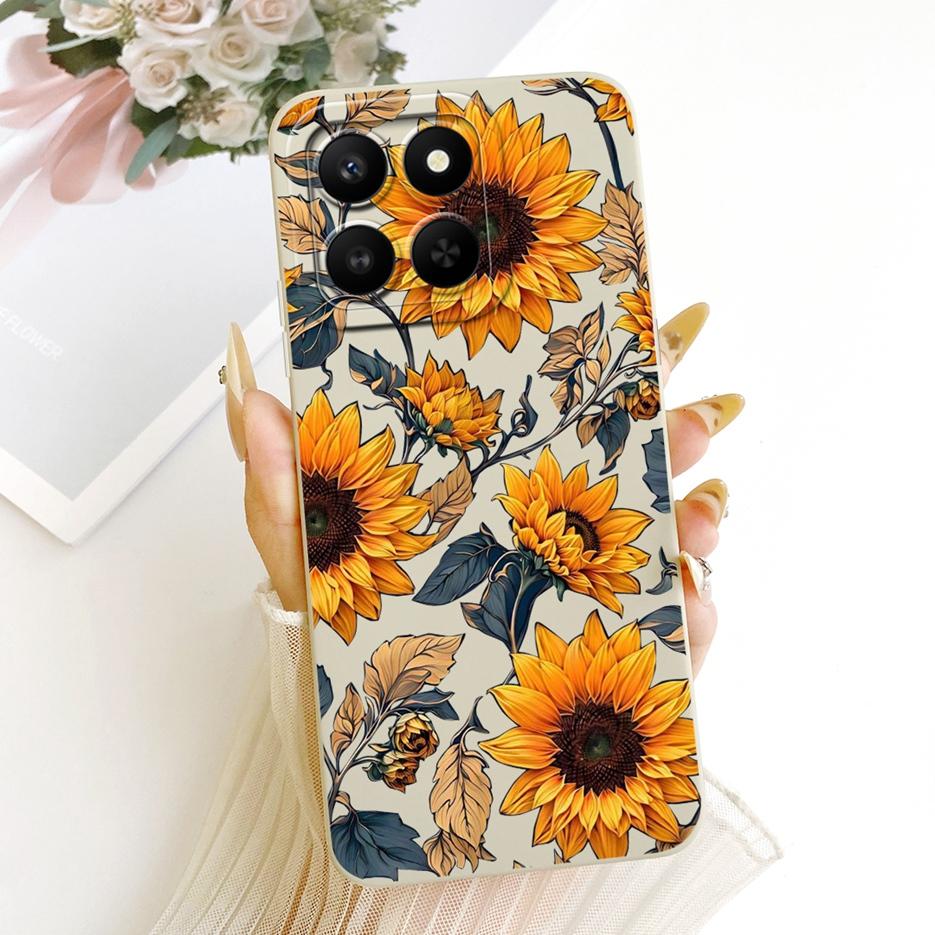 Etui For Honor 400 Smart 5G LGN-NX1 Urocze Śmieszne Kreskówkowe Pokrowiec Odporne na Wstrząsy Etui na Telefon Dla Honor X7d 4G HonorX7d 5G Miękkie Pokrowce Torby