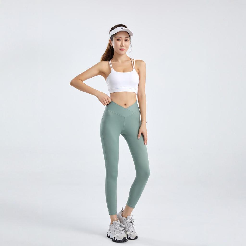 2025 Women's High-Waist Peach Butt Yoga Leggings for Pilates and Running