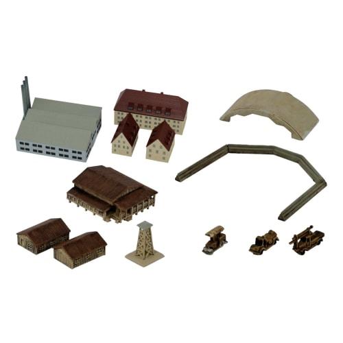 PIT-ROAD 1/700 Skywave Series Structure Set 4 Plastic Model SP110