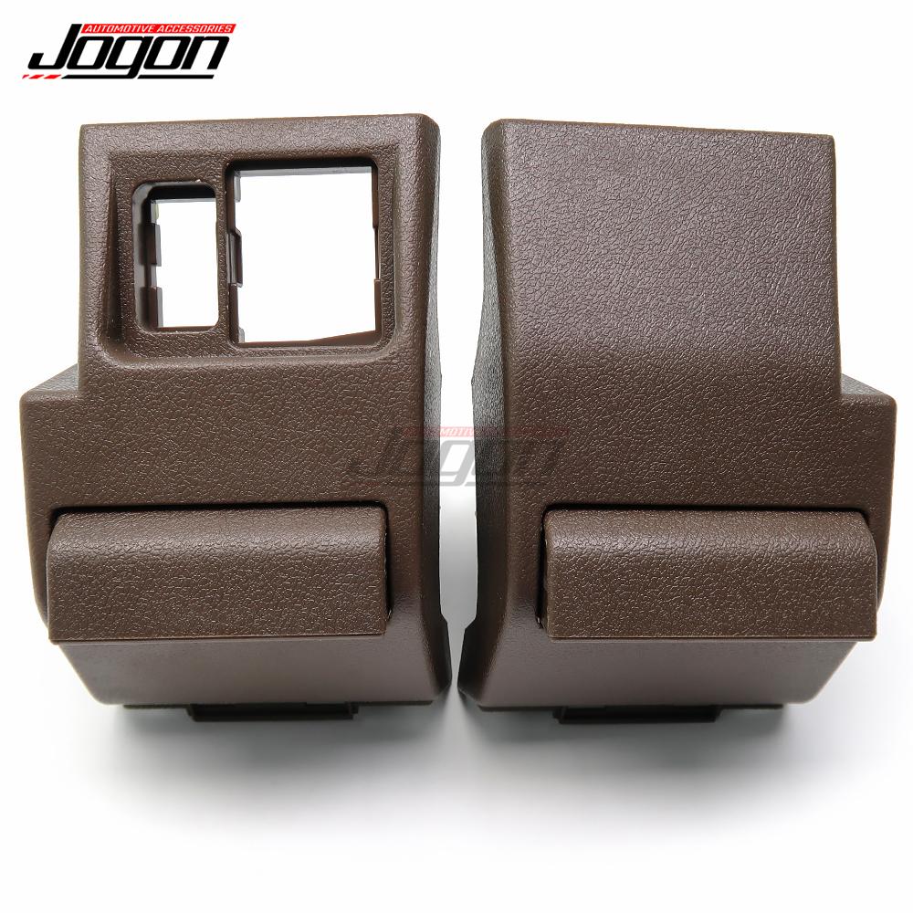 

LHD Car Drive Passenger Organizer Water Cup Holder Armrest Box Cover Trim For Toyota Land Cruiser 70 Series LC75 LC76 LC78 LC79 Left Hand Drive коричневий