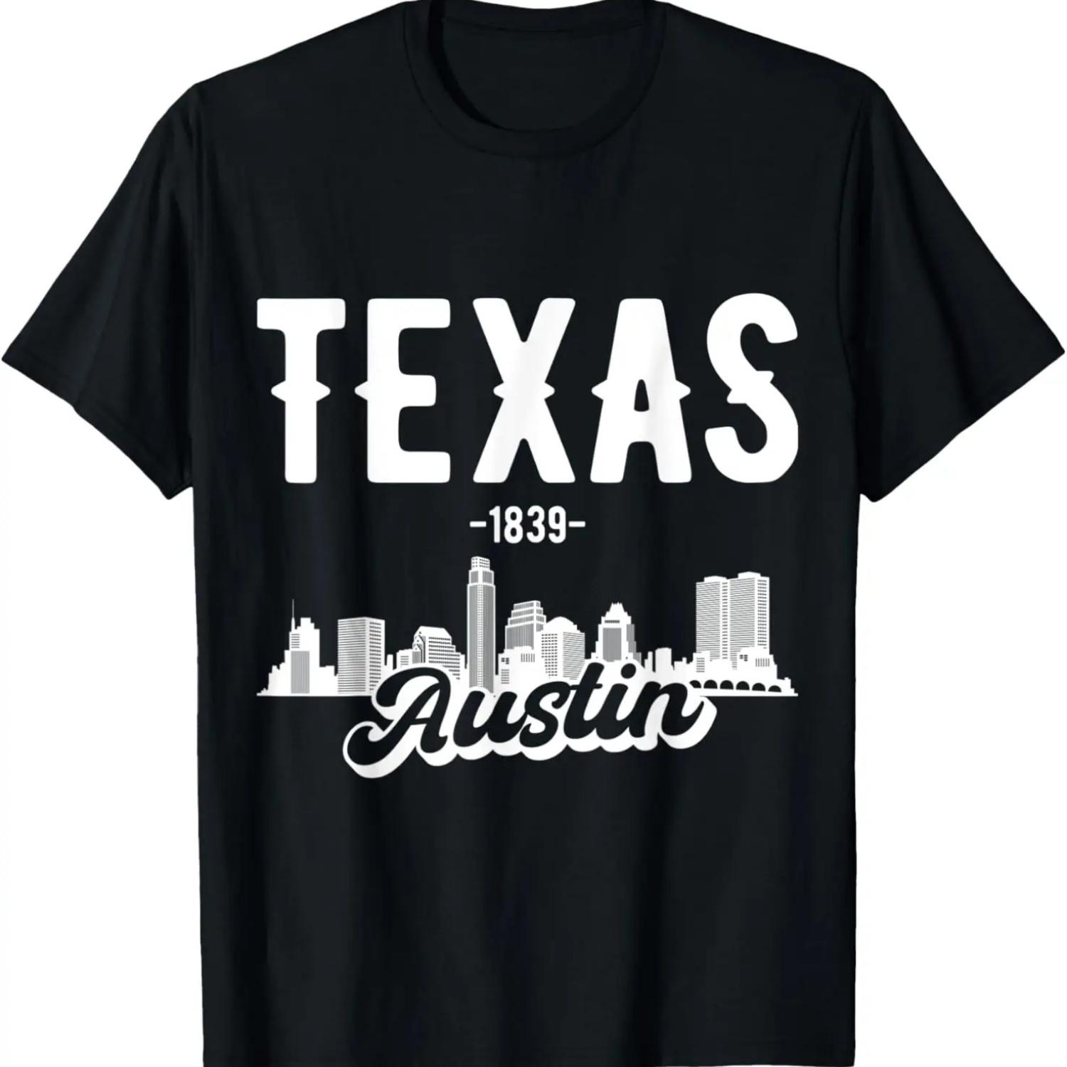 Austin Texas Skyline T-Shirt S