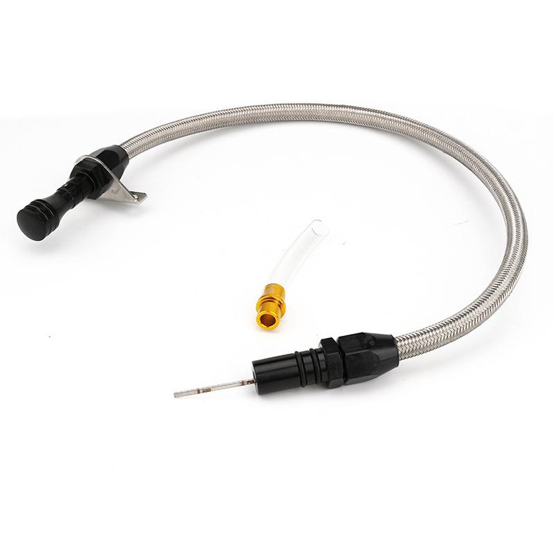 Joja de transmisie flexibilă universală din oțel inoxidabil Th350 5004 530 mm Jig de măsurare a uleiului compatibil cu Tth350 Th400 Sbc