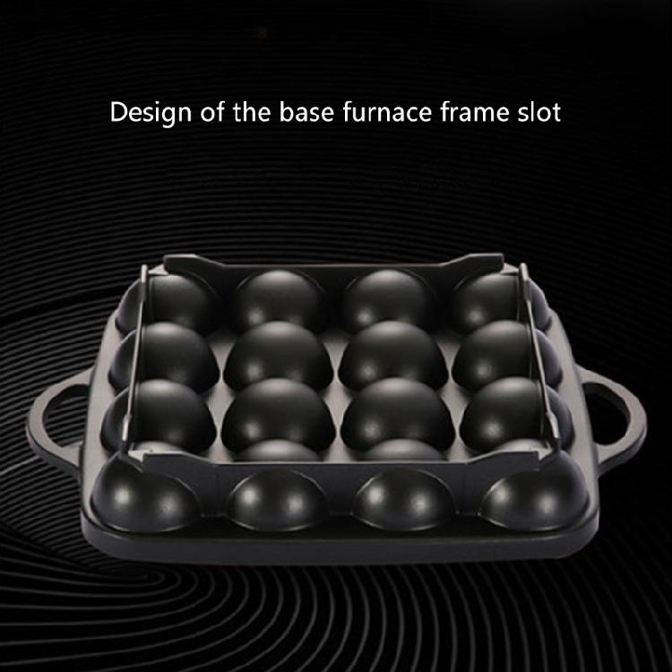 Nonstick Octopuses Ball Pancake Maker Meatball Pan Baking Tray 16 Hole Aluminum Grills Pan for Cooking and Baking