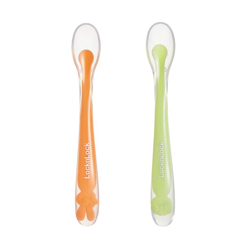 LocknLock Baby Silicone Feeding Spoon Set
