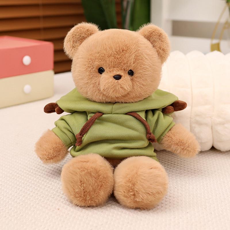 New High Quality Animal Cosplay Bear Plush Doll Pillow Dinosaur Shark Turn White Brown Bear Plush Toy for Boys Girls Comfort Toy