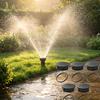 Sprinkler Replacement Cap with Fluoroelastomer Component and ABS Housing for Lawn and Garden Irrigation Maintenance
