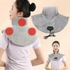 Electric Heating Shoulder Massager 3 Heat Settings Vibration USB Powered