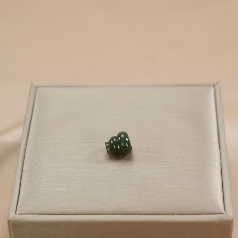 High Quality Natural Hetian Jade Round Beads - DIY Jewelry Accessories, Semi-finished.