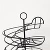 Egg Rack Spiral Storage Rack Egg Skelter Deluxe Spiraling Dispenser Rack Basket Storage Space Multi-functional Rack