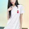 New MLB Short Sleeved Dress Women's Cream White 3FOP00723-50CRS