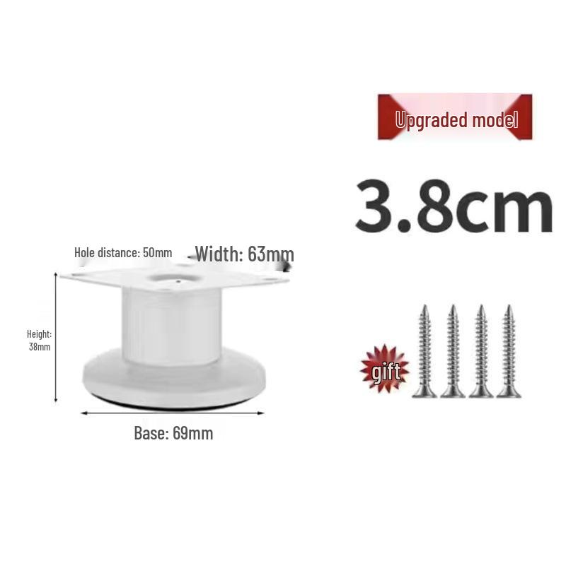 Adjustable Stainless Steel Furniture Support Legs: Cabinet, Sofa, TV Stand, Coffee Table, Bed
