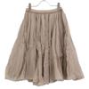 FOXEY Brown 35968 Sheer Circular Skirt Skirt 38 BrownUsed