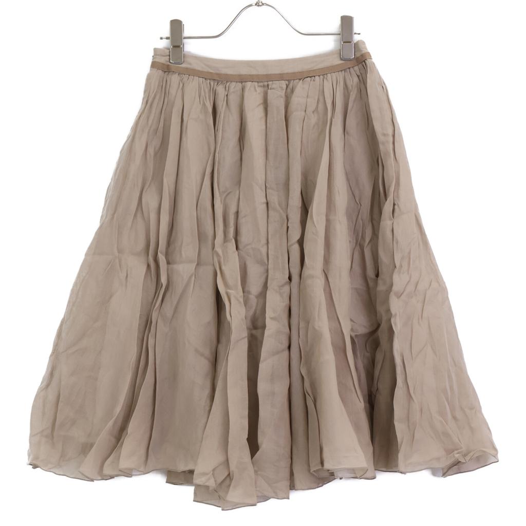 FOXEY Brown 35968 Sheer Circular Skirt Skirt 38 BrownUsed
