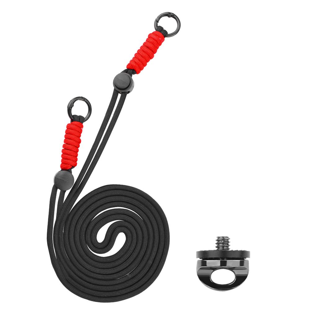 Camera Anti-Lost Lanyard with 1/4 Screw Quick Release Anti-Lost Strap Sports Camera Lanyard for DJI Pocket3/Action5 Pro/4/3