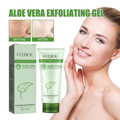 Scrub exfoliant cu Aloe Vera Piele facială Curățăre profundă Exfoliant pori Hidratant Hidratant Scrub-uri care nu dăunează