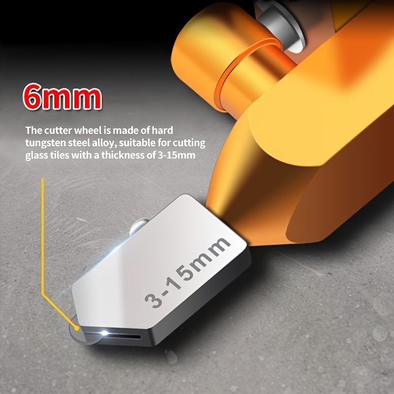 2-in-1 Glass Tile Cutter, All-in-one Glass Knife Brick Cutter, Tile Opener, Diamond Roller Glass Cutter, Sliding Glass Tile Cutter