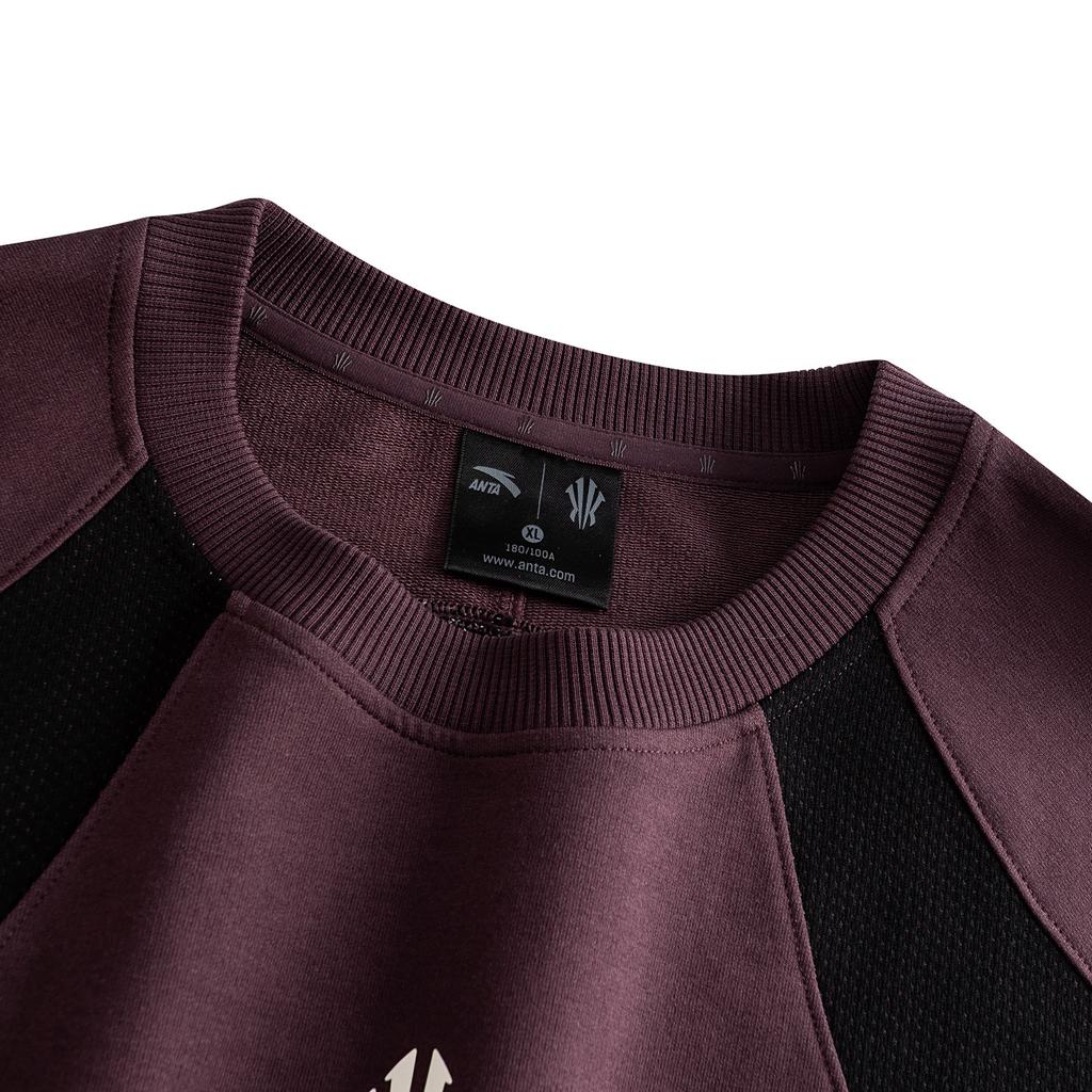 Anta Autumn Kyrie Basketball Series Casual Knitted Long Sleeve T-Shirt Unisex Tops 972611402-4