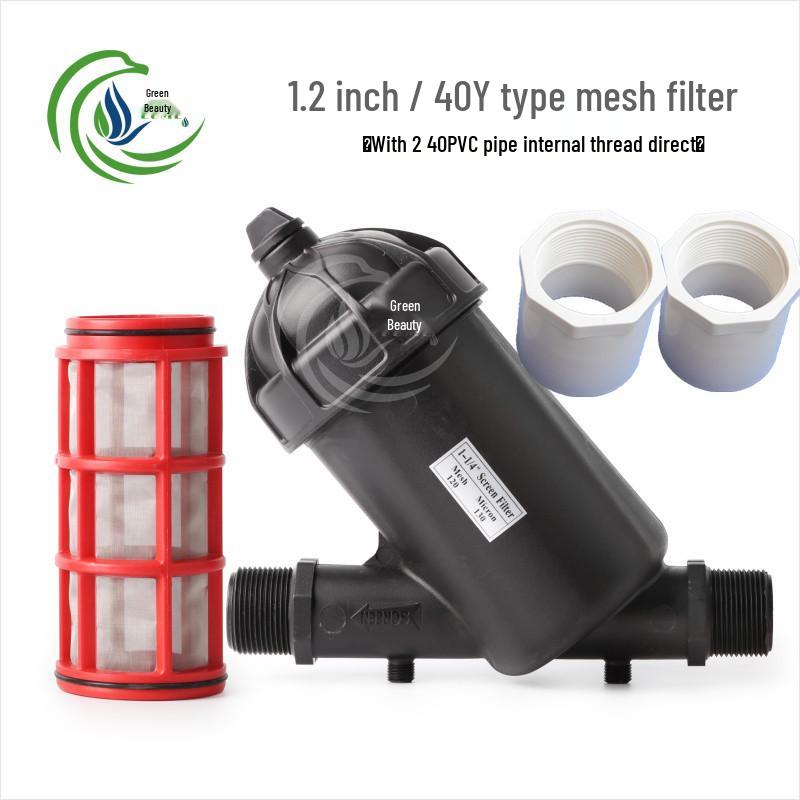 Greenhouse Micro-Sprinkler Drip Irrigation System with Mesh Filter - 1", 2", 2.5", 3", 4" Y-Type & T-Type