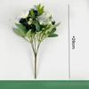 3pcs Ramo de Rosas Camelia de Simulación de Seda Flores Falsas de Seda Decoración de Restaurante Flor Artificial Rosa Camelia