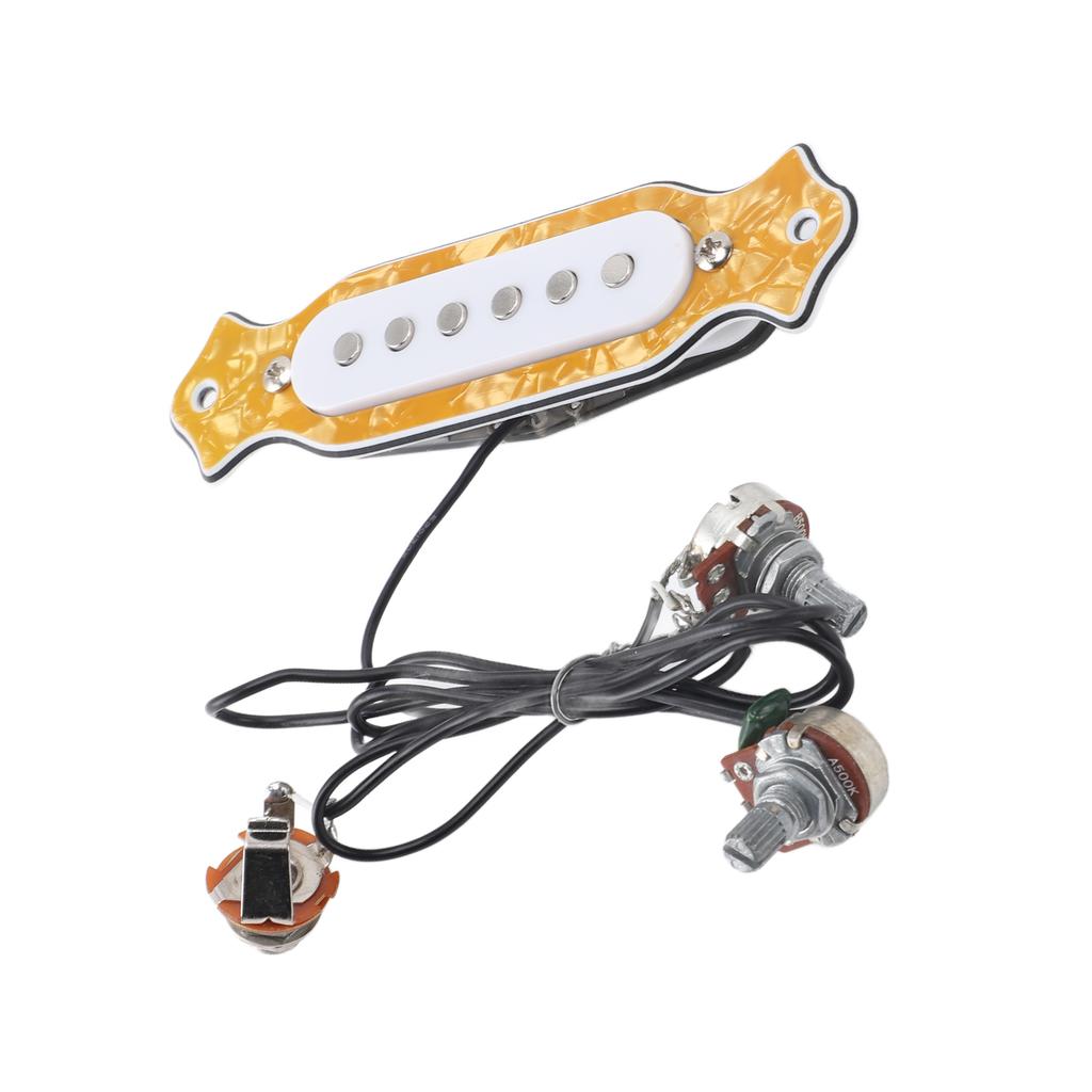 6 St  Single Coil Pickup Prewired Electric Guitar Pickup Replacement with Volume and   Controls