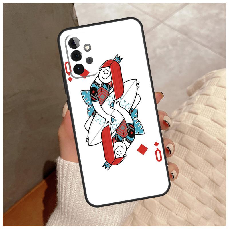 

Cartoon Character Poker For Samsung Galaxy A12 A32 A52 A22 A16 A26 A36 A56 A06 A55 A35 A15 A54 A34 A14 A13 A53 Case Samsung A55