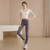 Mesh yoga clothes top women's 1011 new summer fitness clothes Pilates new short-sleeved wholesale with chest pads