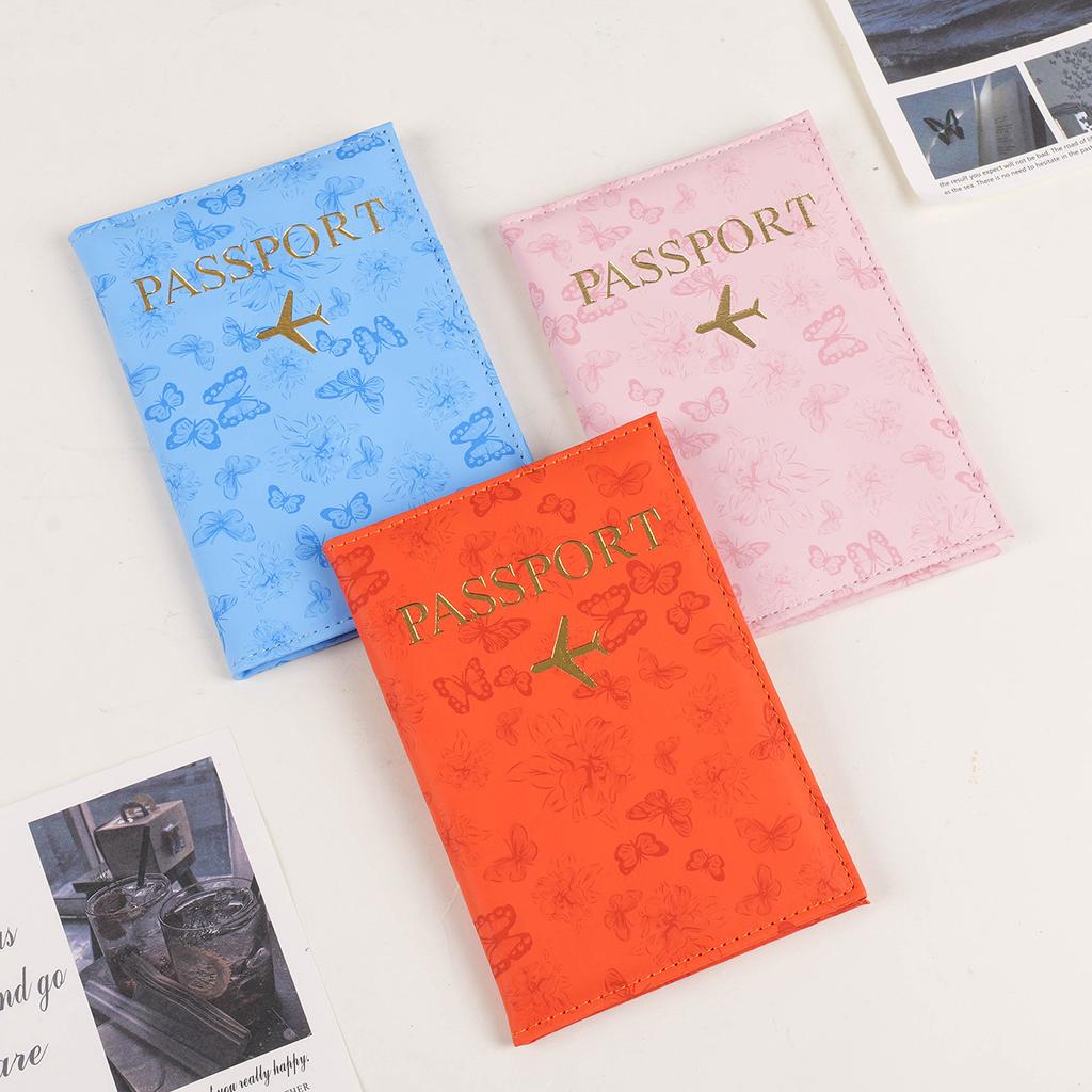 New Travel Passport Holder Cover Case for Women Men PU Leather Card Ticket Passport Covers Holder Protective Accessories