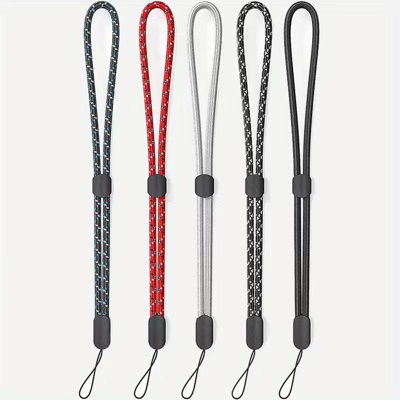 headphone cover lanyard lanyard portable power bank wrist cord short 5-pack anti loss mobile phone lanyard jacquard rope lanyard adjustable  Unique