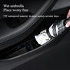 Car Door Side Storage Box for Tesla Model Y Juniper 2025 TPE Low Edge Style Front Rear Door Handle Armrest Tray Car Accessories