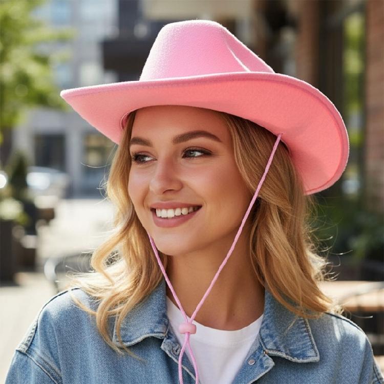 Popular Fedoras Hat Adjustable Band Western Hat For Concerts Parties And Everyday Use Women Men Unisex Party Headwear