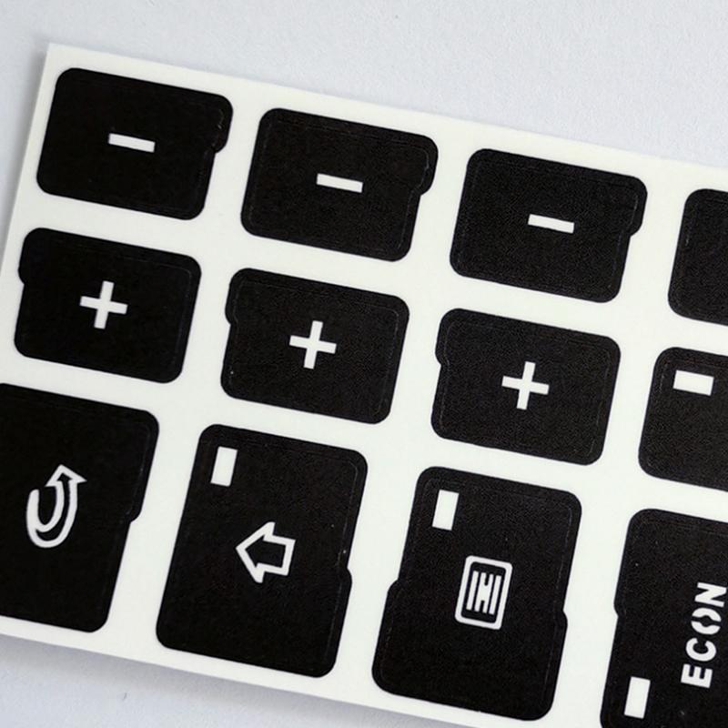 1 Stück Auto Klimaanlage Klimaregelung Knopf Reparatur Aufkleber Decals Für A4 B6 B7 00-04